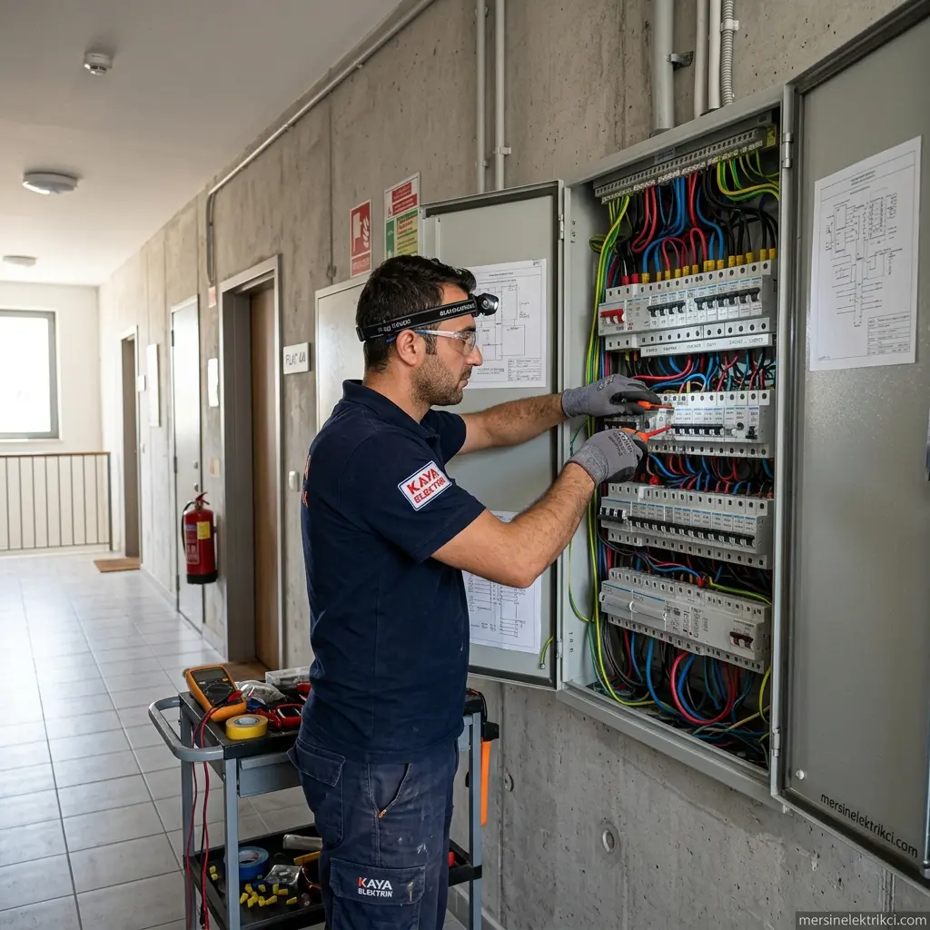 Apartman elektrikçi Mersin